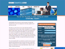 Tablet Screenshot of crunktraffic.com